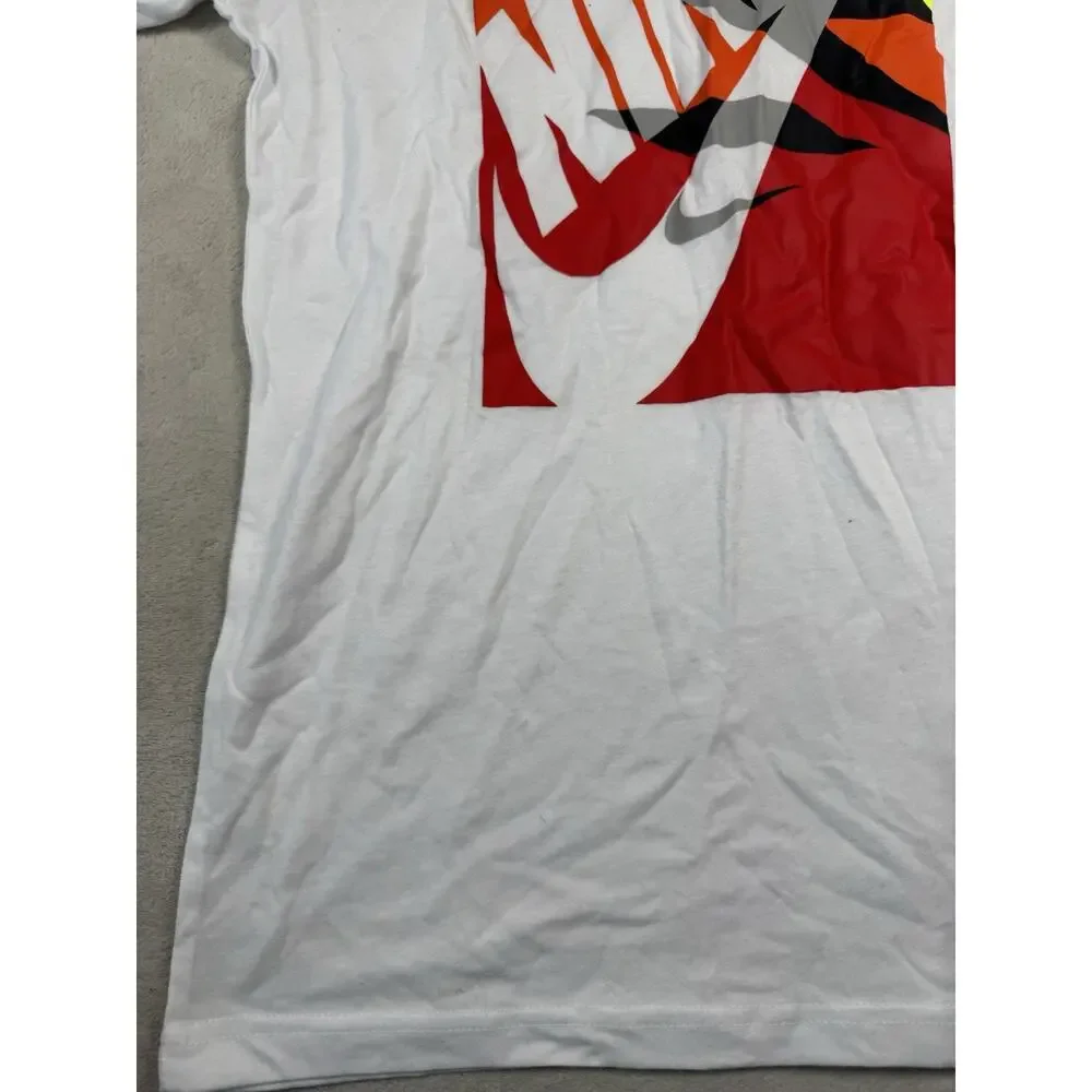 3BRAND Russell Wilson Nike Boys L White Graphic T-Shirt Swoosh NWT